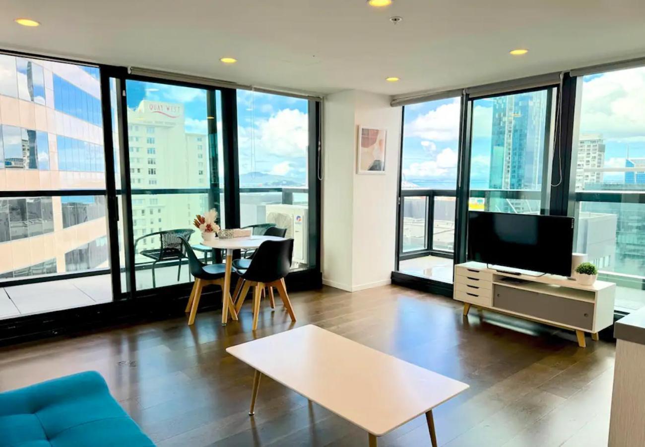 Gorgeous Seaview 2 Bedroom Apartment In Auckland Cbd מראה חיצוני תמונה