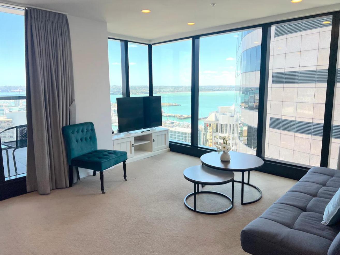 Gorgeous Seaview 2 Bedroom Apartment In Auckland Cbd מראה חיצוני תמונה