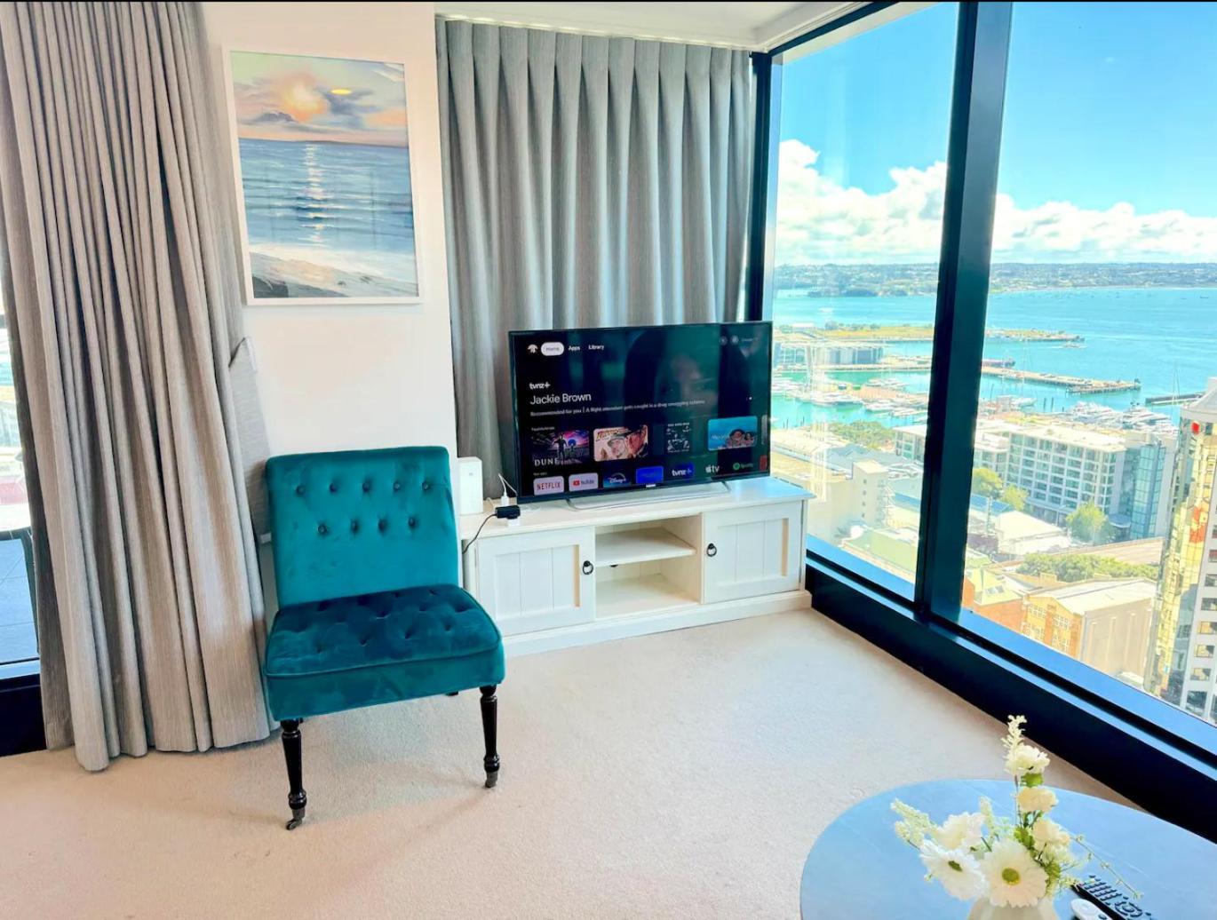Gorgeous Seaview 2 Bedroom Apartment In Auckland Cbd מראה חיצוני תמונה