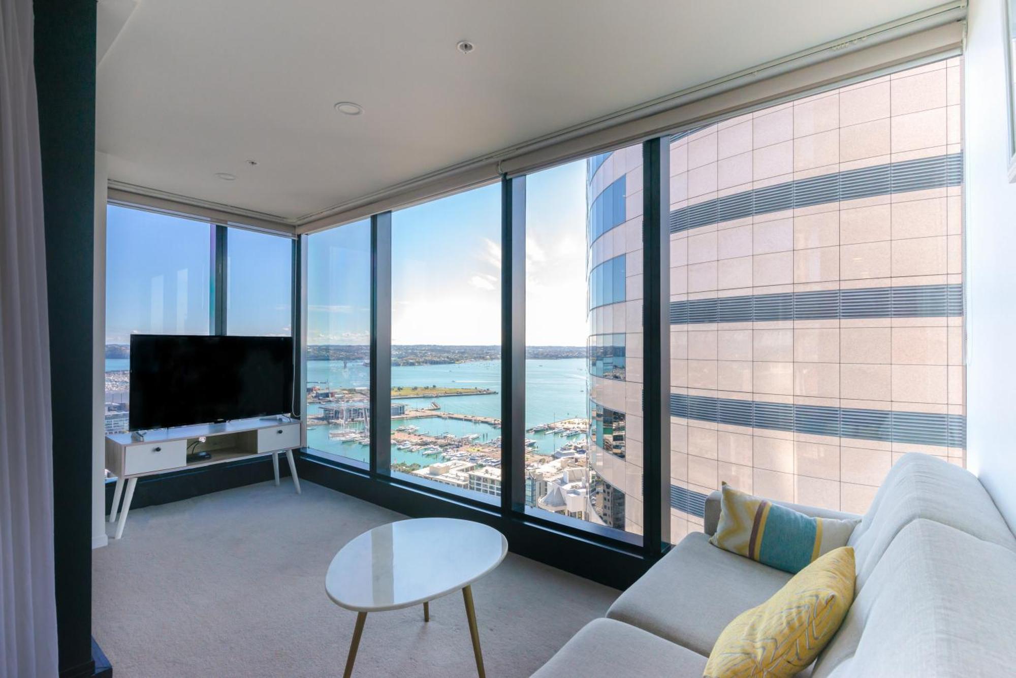 Gorgeous Seaview 2 Bedroom Apartment In Auckland Cbd מראה חיצוני תמונה